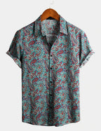 70s Vintage Paisley Shirt