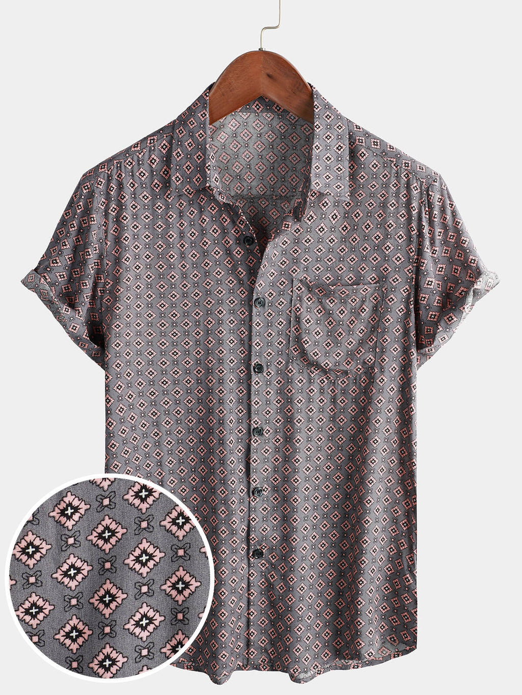 Geometric Beach Shirt