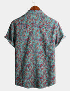 70s Vintage Paisley Shirt