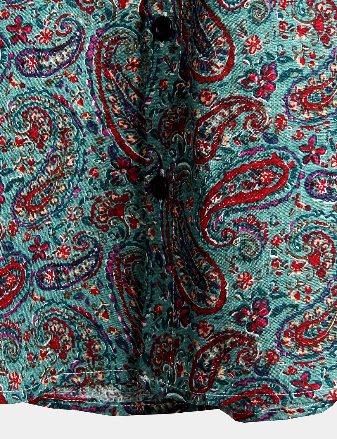 70s Vintage Paisley Shirt