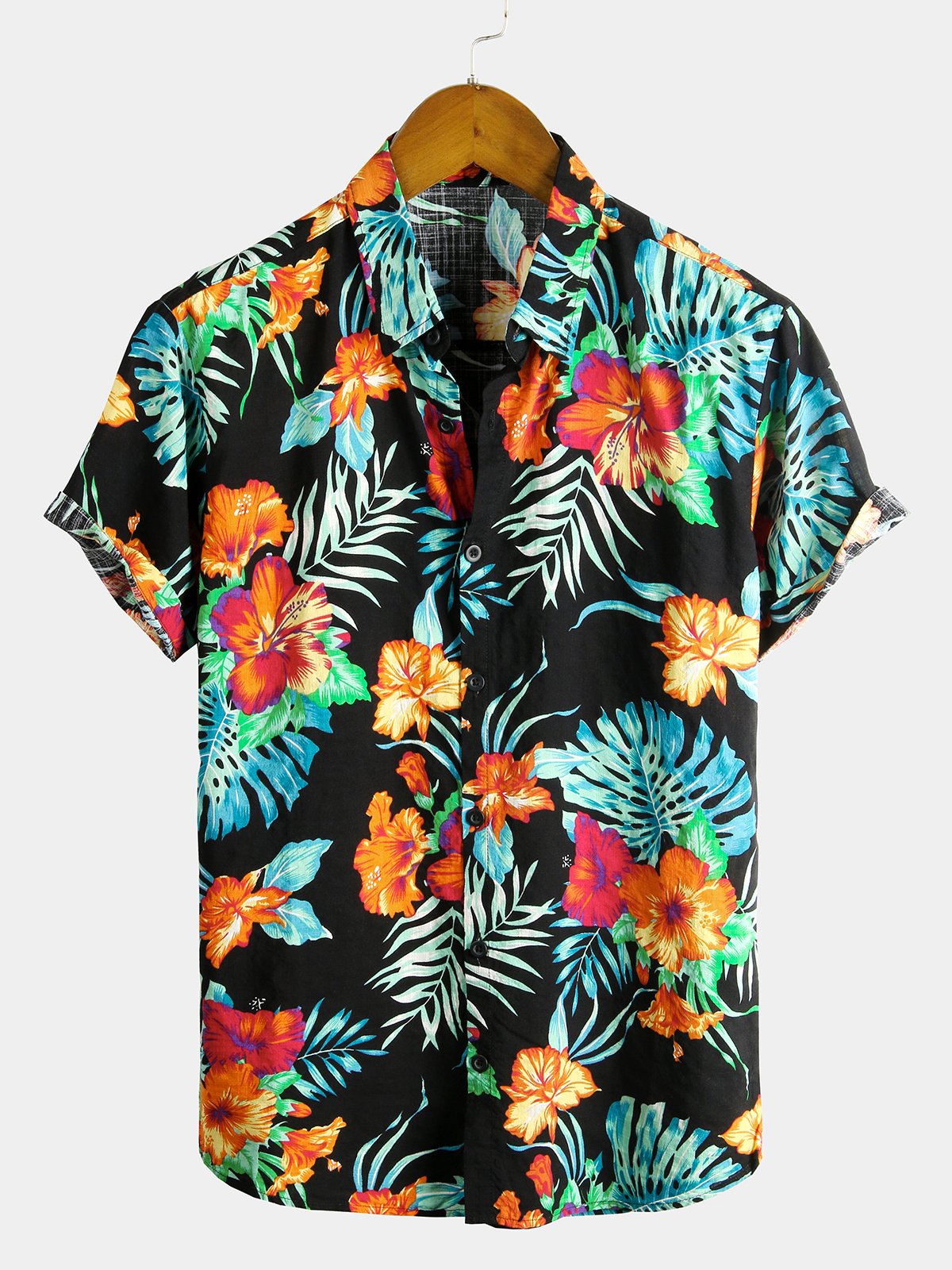 Pure Cotton Hawaiian Shirt