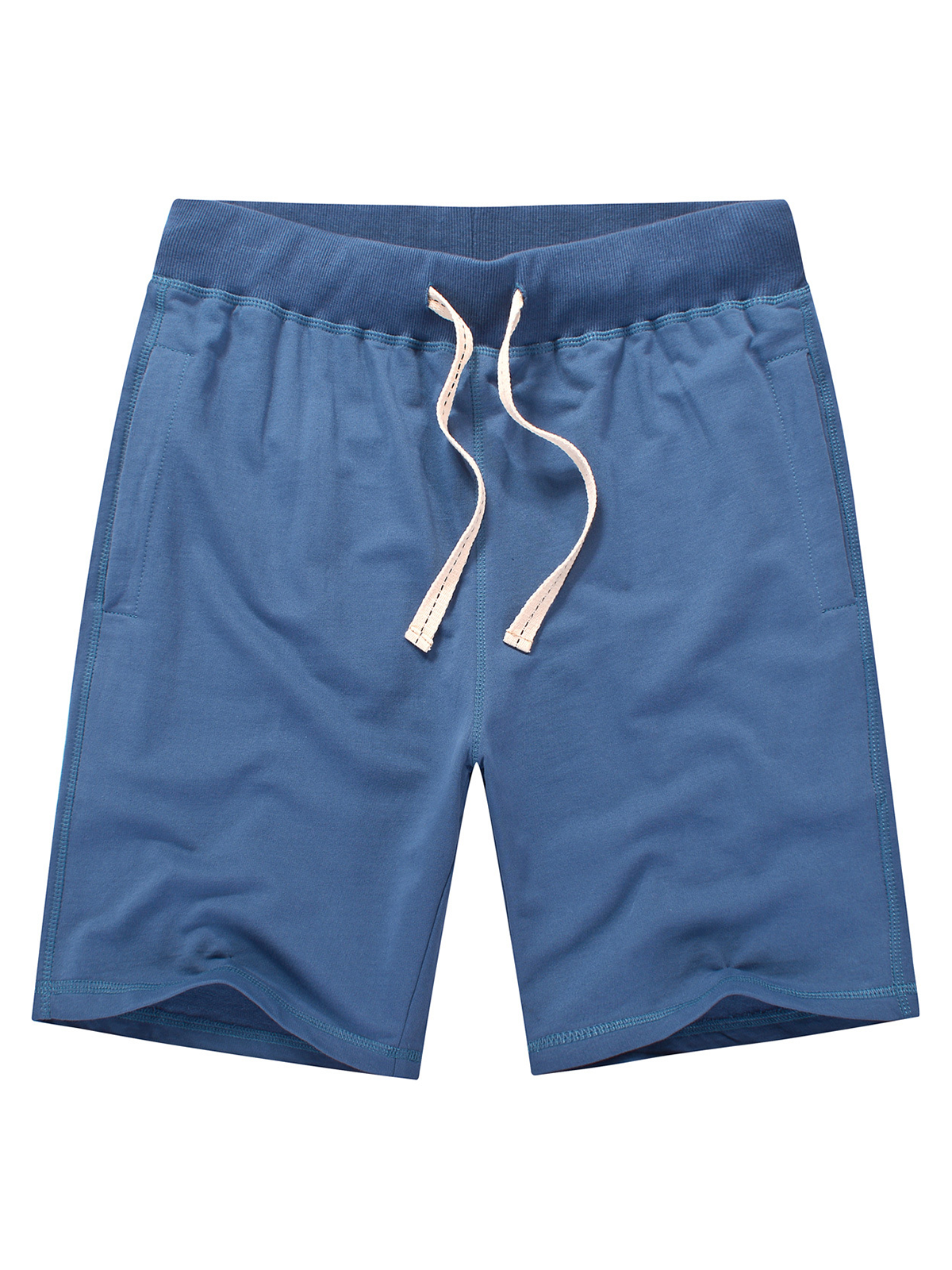 Men's Solid Breathable Cotton Sweat Shorts
