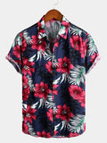 Retro Floral Short Sleeve Shirt