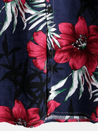 Retro Floral Short Sleeve Shirt