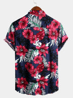 Retro Floral Short Sleeve Shirt