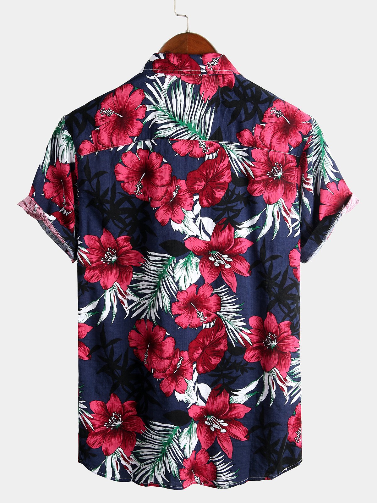 Retro Floral Short Sleeve Shirt