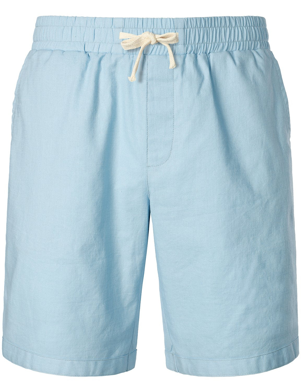 Men's Solid Breathable Cotton Linen Shorts