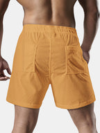 Men's Corduroy Drawstring Pocket Shorts
