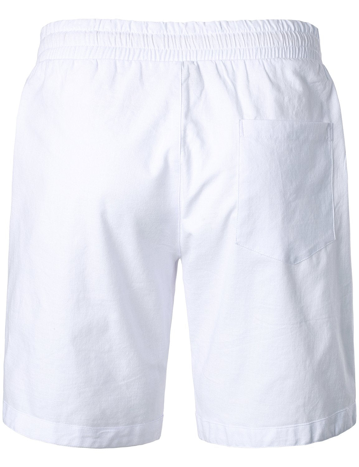 Men's Solid Breathable Cotton Linen Shorts