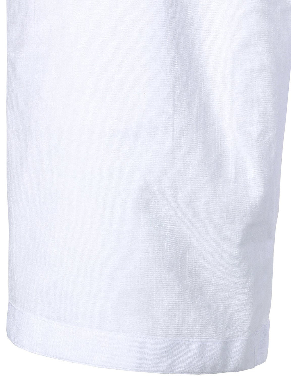 Men's Solid Breathable Cotton Linen Shorts