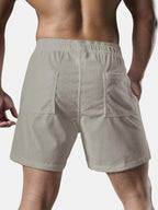 Men's Corduroy Drawstring Pocket Shorts