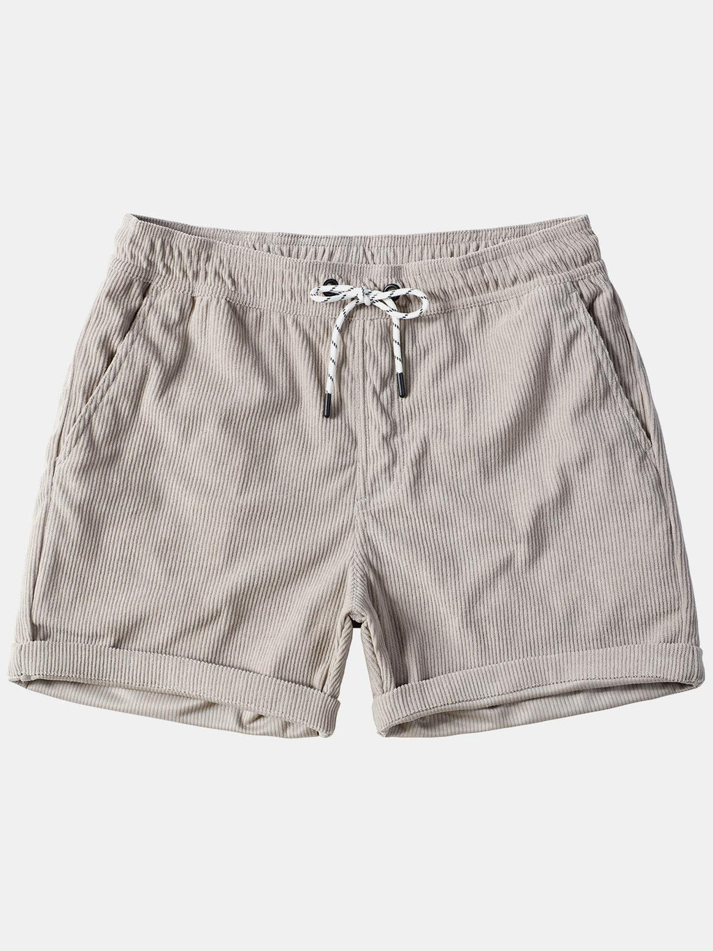Men's Corduroy Drawstring Pocket Shorts