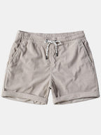 Men's Corduroy Drawstring Pocket Shorts