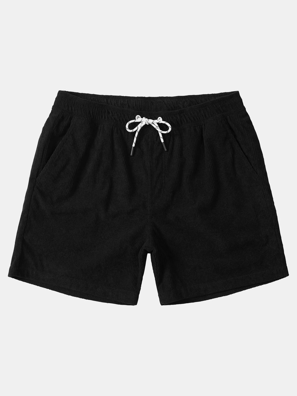 Men's Corduroy Drawstring Pocket Shorts