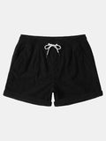 Men's Corduroy Drawstring Pocket Shorts